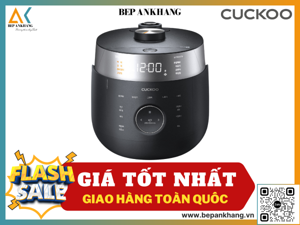 Nồi Cơm Điện Tử Áp Suất Kép Cao Tần CUCKOO CRP-LHTR1009F/BKSIVNCV 1.8L - Nhập Khẩu Hàn Quốc (Màu Đen)